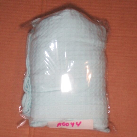 Croft & Barrow Intimates Light Blue Waffle Knit Robe | Size S - Picture 7 of 7